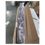 SERWALL 10FT Patio Umbrella, Market Table Umbrella with 8 Sturdy Ribs Outdoor Umbrella with Push Button Tilt for Garden, Lawn, Market, Pool, Deck, Backyard (Coffee)