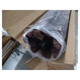 SERWALL 10FT Patio Umbrella, Market Table Umbrella with 8 Sturdy Ribs Outdoor Umbrella with Push Button Tilt for Garden, Lawn, Market, Pool, Deck, Backyard (Coffee)