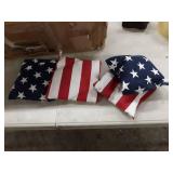 WIn SPORTS Portable Cornhole Toss Game Set Bean Bag Toss Assemble PVC Framed Cornhole Game Set with 8 Bean Bags,8 Metal Stakes and Carrying Case 3