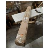 Barrina LED Shop Light, 8FT 72W 9000LM 5000K, Daylight White, V Shape, Clear Cover, Hight Output, Linkable Shop Lights, T8 LED Tube Lights, LED Shop Lights for Garage 8 Foot with Plug