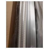 Barrina LED Shop Light, 8FT 72W 9000LM 5000K, Daylight White, V Shape, Clear Cover, Hight Output, Linkable Shop Lights, T8 LED Tube Lights, LED Shop Lights for Garage 8 Foot with Plug