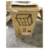 Vonanda Drawer Dresser, Mobile Chest of Drawers, Small Dresser with 3 Storage Boxes and 4 Movable Wheels, Drawers Organizer Storage with Top Guardrail for Bedroom/Living Room/Hallway/Closet, Walnut