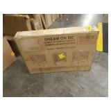 Dream On Me Birch 2-in-1 Folding Portable Mini Crib, Espresso