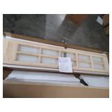 LTL Home Products 852726 Traditional French Divided Glass Interior Bifold Solid Wood Door, 30"x80", Unfinished