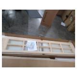 LTL Home Products 852726 Traditional French Divided Glass Interior Bifold Solid Wood Door, 30"x80", Unfinished