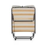 Linon Home Dcor Linon Memory Foam Luxor Folding Bed, Twin, Beige