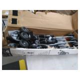 Delta Children DX Side by Side Double Stroller, Black Plaid