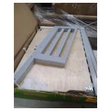 jDream On Me 2-in-1 Lightweight Folding Portable Stationary Side Crib in Pecan, Greenguard Gold Certified