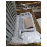 jDream On Me 2-in-1 Lightweight Folding Portable Stationary Side Crib in Pecan, Greenguard Gold Certified