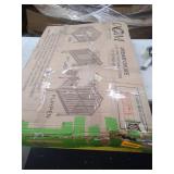 jDream On Me 2-in-1 Lightweight Folding Portable Stationary Side Crib in Pecan, Greenguard Gold Certified