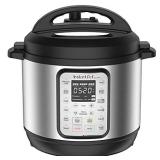 Instant Pot Duo Plus 6 Quart 9-in-1 Electric Pressure Cooker, Slow Cooker, Rice Cooker, Steamer, SautÃ©, Yogurt Maker, Warmer & Sterilizer, 15 One-Touch Programs,Stainless Steel/Black