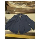 Yunclos womens 1 button blazer-Navy XXL