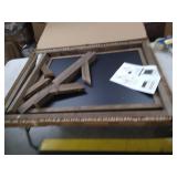 Large Wooden A-Frame Sign 36x20 Felt Letter Board with Changeable Letters & Enclosure. Freestanding Rustic Vintage Message Felt Board. Double Sided Display. Standing Sidewalk Sign.