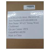 Large Wooden A-Frame Sign 36x20 Felt Letter Board with Changeable Letters & Enclosure. Freestanding Rustic Vintage Message Felt Board. Double Sided Display. Standing Sidewalk Sign.