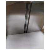 Outdoor Kitchen Doors 31" W x 24" H Stainless Steel BBQ Access Door Horizontal Double 304 Stainless Door for Outdoor Kitchen and BBQ Island