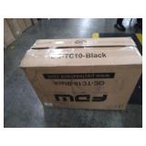 Office Chair Computer High Back Adjustable Ergonomic Desk Chair Executive PU Leather Swivel Task Chair with Armrests Lumbar Support (Black)