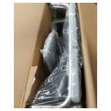 Drive Medical 12011KD-1 Plastic Tub Transfer Bench with Adjustable Backrest (Color May Vary), Gray