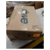 Drive Medical 12011KD-1 Plastic Tub Transfer Bench with Adjustable Backrest (Color May Vary), Gray