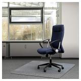 Kuyal Office Chair Mat for Carpets,Transparent Thick and Sturdy Highly Premium Quality Floor Mats for Low, Standard and No Pile Carpeted Floors, with Studs (36" X 48" Rectangle)