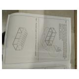 24KF Upholstered Tufted Long Bench with Metal Frame Leg, Linen Bench Ottoman with Padded Seat-Ivory