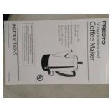 Presto 02811 12-Cup Stainless Steel Coffee Maker