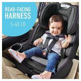 Graco Grows4Me 4 in 1 Car Seat, Infant to Toddler Car Seat with 4 Modes, Vega