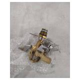 Orbit 58308Z Brass Impact Sprinkler on Tripod Base, Green