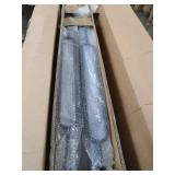 T80 - Iron Balusters - Single Oval - Hollow - 44 in X 1/2 in Square - Box of 10 (Satin Black)