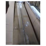 T80 - Iron Balusters - Single Oval - Hollow - 44 in X 1/2 in Square - Box of 10 (Satin Black)