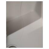 Elkay Quartz Classic 33" Rectangular Undermount Single Bowl Kitchen Sink,White