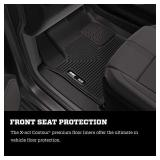 Husky Liners 54208 Fits 2019-20 Chevrolet Silverado 1500 Crew Cab, 2019-20 GMC Sierra 1500 Crew Cab - with Carpeted Factory Storage Box X-act Contour Front & 2nd Seat Floor Mats