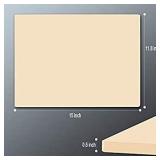 VIKEYHOME Pizza Stone, Heavy Duty Cordierite Pizza Grilling Stone,Baking Stone, Pizza Pan, Perfect for Oven, BBQ and Grill, Thermal Shock Resistant, Durable and Safe, Rectangular, 15x12 Inch, 7Lbs