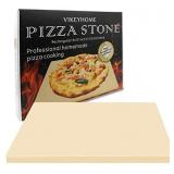VIKEYHOME Pizza Stone, Heavy Duty Cordierite Pizza Grilling Stone,Baking Stone, Pizza Pan, Perfect for Oven, BBQ and Grill, Thermal Shock Resistant, Durable and Safe, Rectangular, 15x12 Inch, 7Lbs