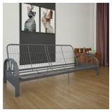 DHP Aiden Futon Frame, Gunmetal Grey