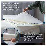 LUCID Mattress Elevator Base - Affordable Adjustable Base Alternative - 7-Inch Lift - Naturally Reduces Acid Reflux, King