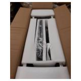 Luupyia Farmhouse Rectangular Chandelier Rustic, 5-Lights Kitchen Island Lighting, Linear Island Light Fixture Farmhouse Pendant Lighting Fixtures for Dining Room Pool Table Beige RETAIL$200