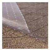 Resilia - Clear Vinyl Plastic Floor Runner/Protector for Low Pile Carpet - Skid-Resistant Decorative Patter