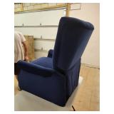 Copper Grove Velvet Push Back Recliner Chair- Retail:$549.99