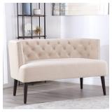 Abbyson Robyn Velvet Settee Loveseat- Retail:$393.99