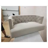 Abbyson Robyn Velvet Settee Loveseat- Retail:$393.99