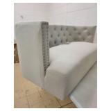 Abbyson Robyn Velvet Settee Loveseat- Retail:$393.99