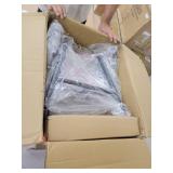 Windsor Mixed Media Dining Chair, Set of 2, Black/Espresso