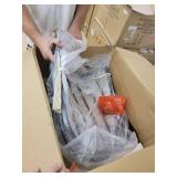 Windsor Mixed Media Dining Chair, Set of 2, Black/Espresso