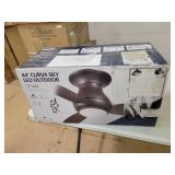 Curva Sky LED Indoor/Outdoor Ceiling Fan with All-Weather Blades- Retail:$222.49