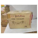 Peaktop - 3-Piece Wicker Bistro Set - Light Brown- Retail:$407.99