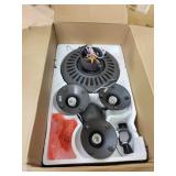 Prominence Home 50650-35 Ennora Farmhouse 52-Inch Aged Bronze Indoor Ceiling Fan, Lantern LED Multi-Arm Barnwood/Tumbleweed Blades