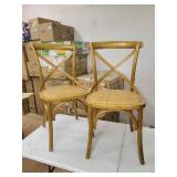 Poly and Bark Cafton Crossback Chair (Set of 2) - Retail:$285.99