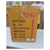 Reser Modern Glam Handcrafted Scroll Mesh Nightstand by Christopher Knight Home