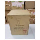 Hudson & Canal Rowan Table Lamp In Glass And Antique Brass