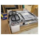 Aosom Folding Bike Cargo Trailer Cart with Seat Post Hitch- Retail:$128.49